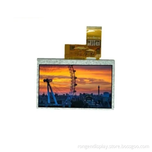 4.3 Inch 480*272 RGB Interface High Brightness IPS TFT LCD Display/Module/Screen with Resistive Touch Screen